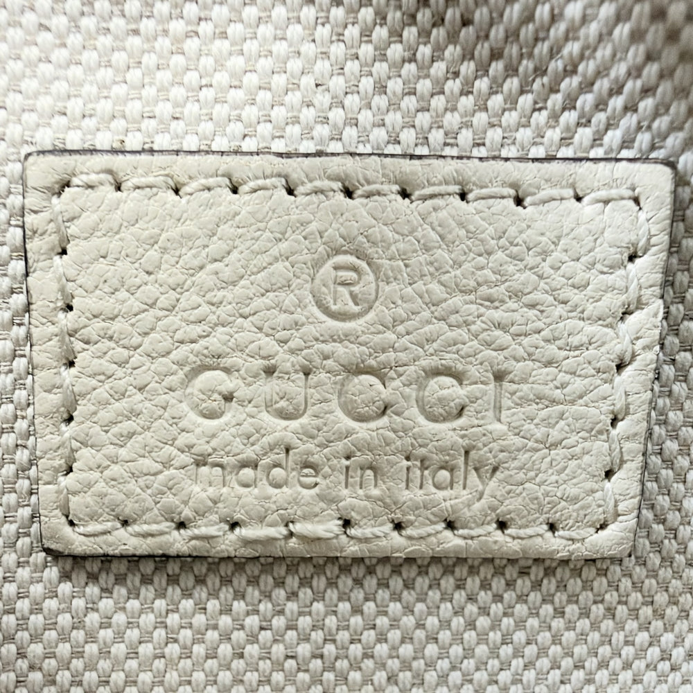 GUCCI グッチ ショルダーバッグ ブロンディ ミニショルダーバッグ インターロッキングG 760175 レザー ホワイト 白 シルバー金具 レディース【中古品】
