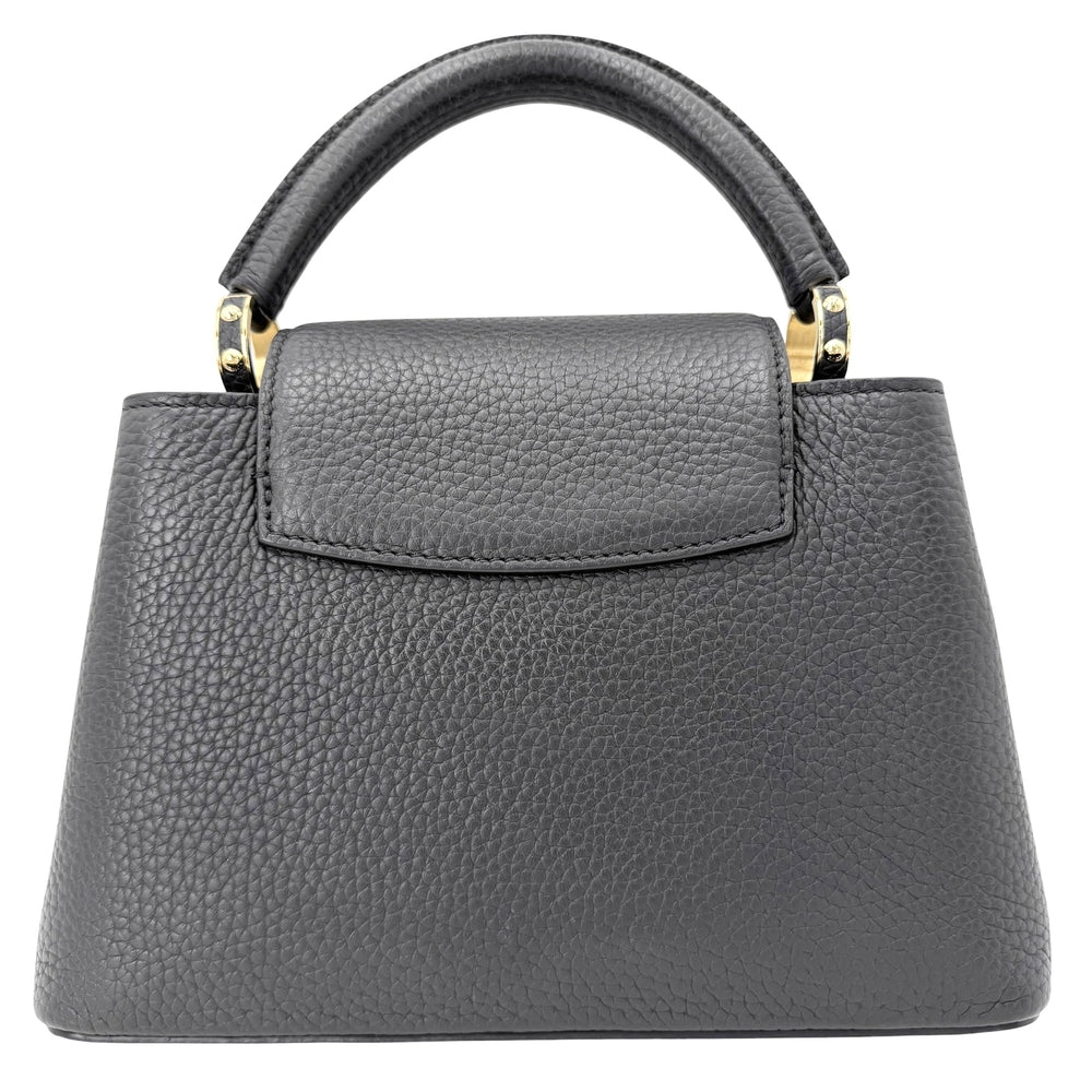 LOUIS VUITTON ルイヴィトン 2WAY パルナセアライン マイカプシーヌ スモール ハンドバッグ ショルダーバッグ M24609 トリヨン ブラック 黒 ゴールド金具 レディース【中古品】