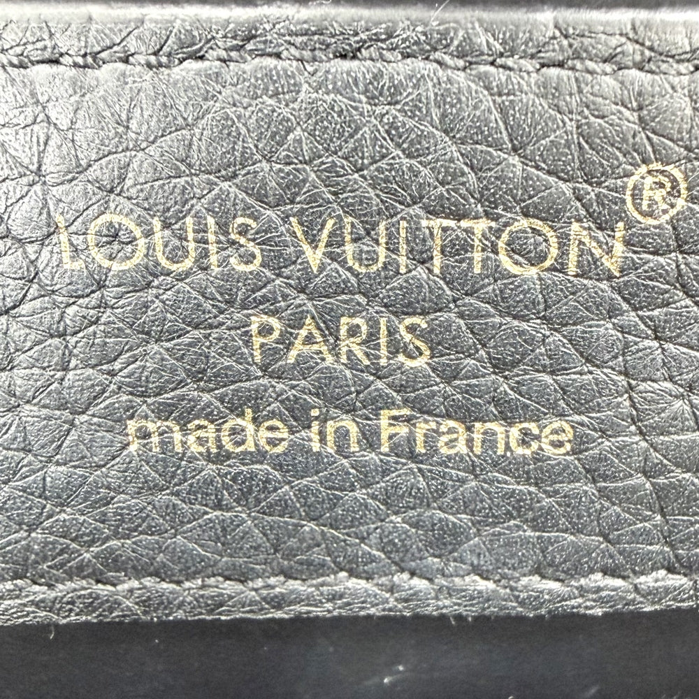 LOUIS VUITTON ルイヴィトン 2WAY パルナセアライン マイカプシーヌ スモール ハンドバッグ ショルダーバッグ M24609 トリヨン ブラック 黒 ゴールド金具 レディース【中古品】