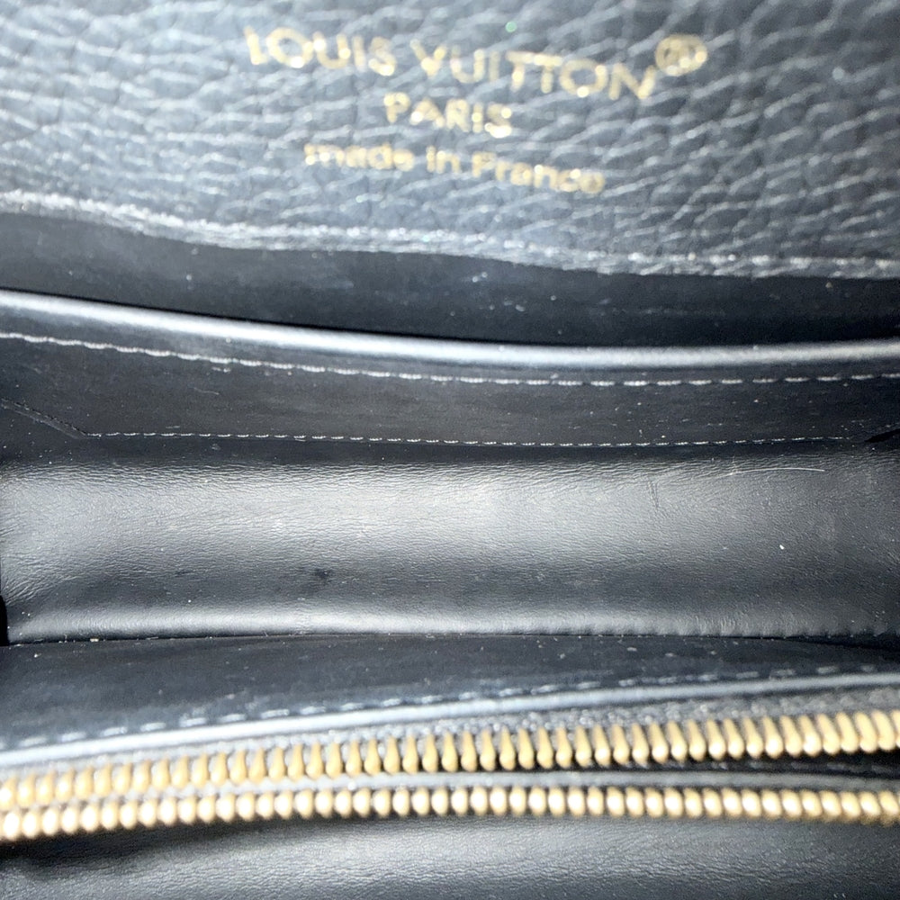 LOUIS VUITTON ルイヴィトン 2WAY パルナセアライン マイカプシーヌ スモール ハンドバッグ ショルダーバッグ M24609 トリヨン ブラック 黒 ゴールド金具 レディース【中古品】