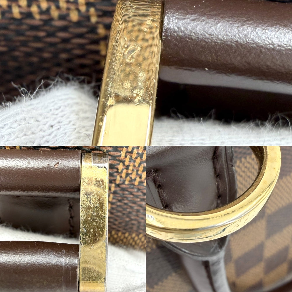LOUIS VUITTON ルイヴィトン ハンドバッグ トリアナ N51155 ダミエキャンバス ブラウン 茶 ゴールド金具 レディース【中古品】