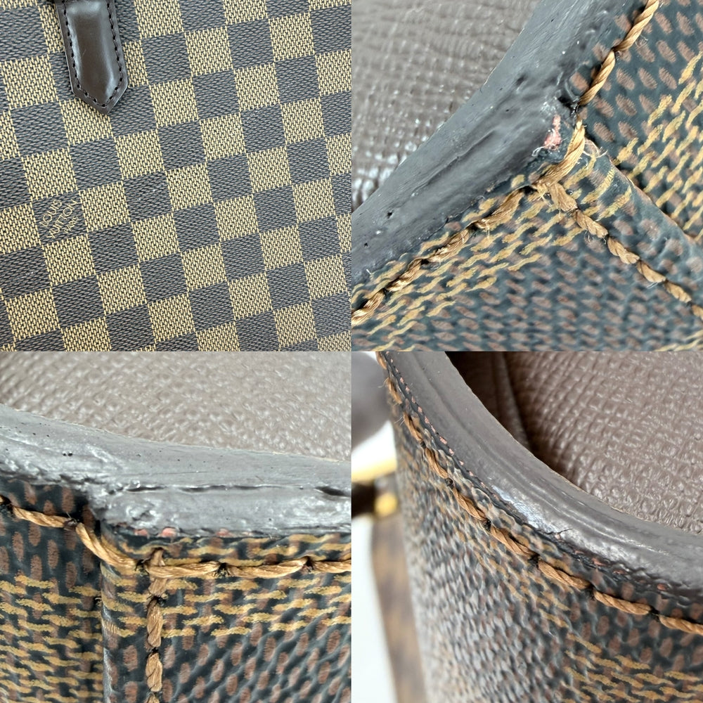 LOUIS VUITTON ルイヴィトン ハンドバッグ トリアナ N51155 ダミエキャンバス ブラウン 茶 ゴールド金具 レディース【中古品】