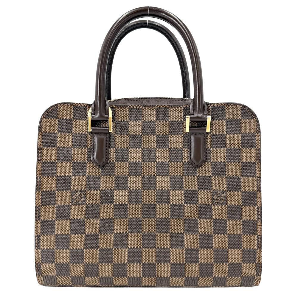 LOUIS VUITTON ルイヴィトン ハンドバッグ トリアナ N51155 ダミエキャンバス ブラウン 茶 ゴールド金具 レディース【中古品】