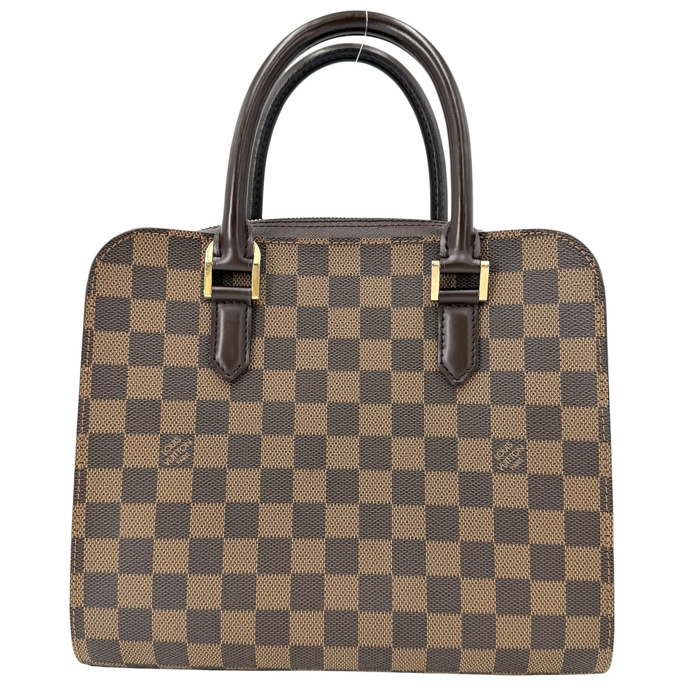 LOUIS VUITTON ルイヴィトン ハンドバッグ トリアナ N51155 ダミエキャンバス ブラウン 茶 ゴールド金具 レディース【中古品】