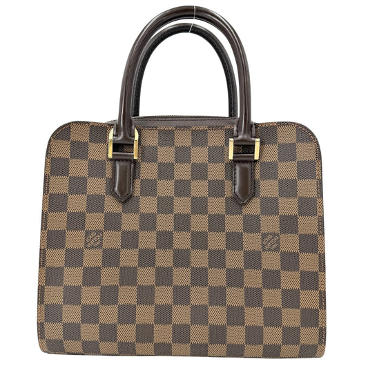 LOUIS VUITTON ルイヴィトン ハンドバッグ トリアナ N51155 ダミエキャンバス ブラウン 茶 ゴールド金具 レディース【中古品】