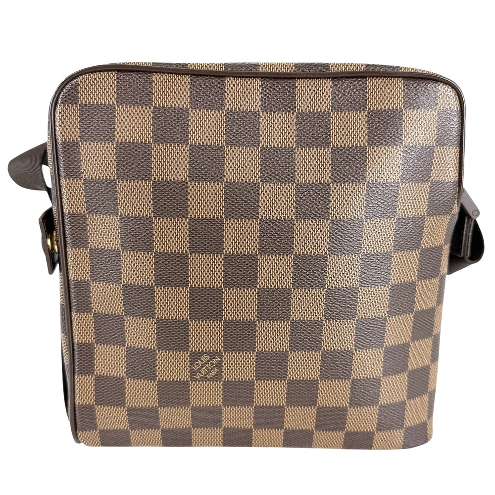 LOUIS VUITTON ルイヴィトン ショルダーバッグ オラフPM N41442 ダミエキャンバス ブラウン 茶 ゴールド金具 レディース【中古品】
