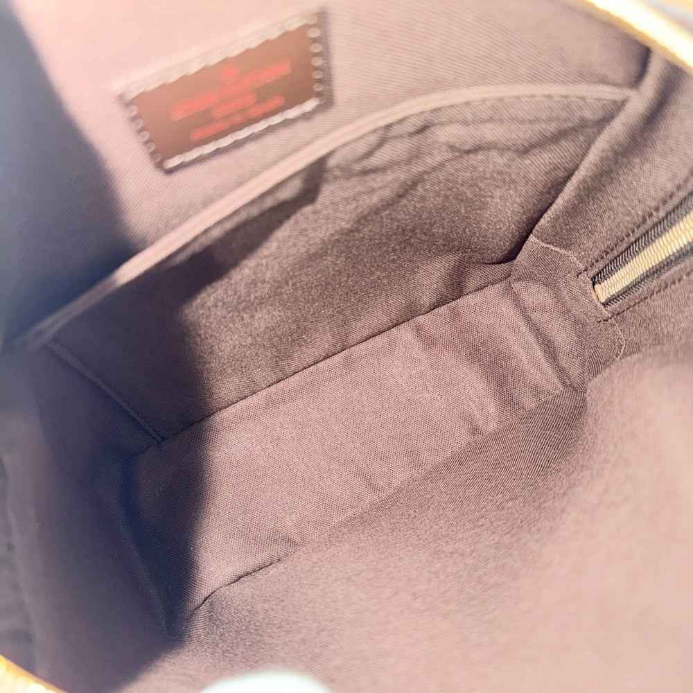 LOUIS VUITTON ルイヴィトン ショルダーバッグ オラフPM N41442 ダミエキャンバス ブラウン 茶 ゴールド金具 レディース【中古品】