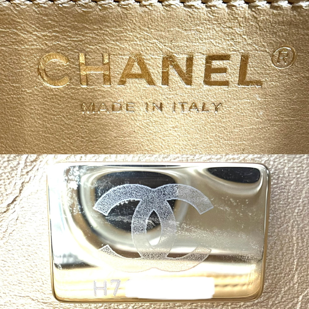 CHANEL シャネル ショルダーバッグ ミニマトラッセ チェーン ターンロック Mini Matelasse ココマーク AS1786 ブラック 黒 ゴールド金具 レディース【中古品】
