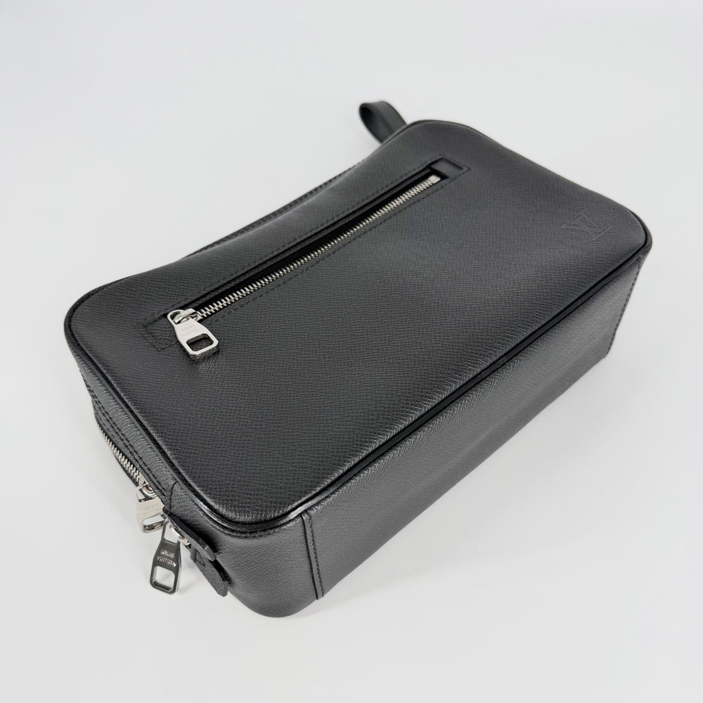 LOUIS VUITTON ルイヴィトン クラッチバッグ ネオ パヴェル セカンドバッグ ブラック 黒 M32902 タイガ アルドワーズ シルバー金具 メンズ【中古品】
