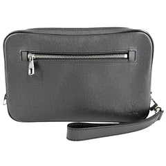 LOUIS VUITTON ルイヴィトン クラッチバッグ ネオ パヴェル セカンドバッグ ブラック 黒 M32902 タイガ アルドワーズ シルバー金具 メンズ【中古品】
