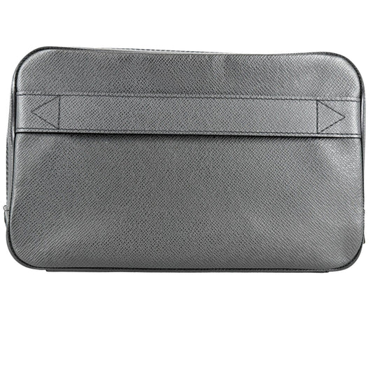 LOUIS VUITTON ルイヴィトン クラッチバッグ ネオ パヴェル セカンドバッグ ブラック 黒 M32902 タイガ アルドワーズ シルバー金具 メンズ【中古品】