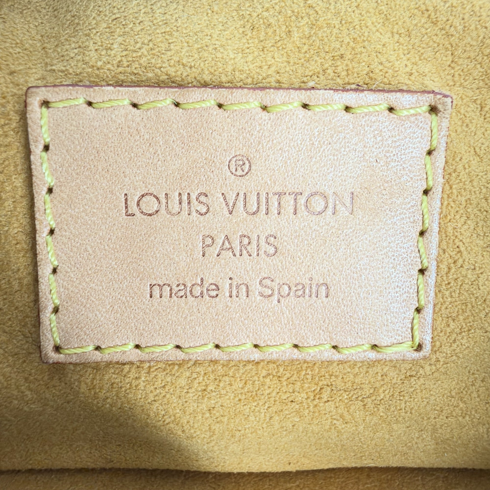 LOUIS VUITTON ルイヴィトン リュック サックアドPM モノグラムデニム バックパック M95057 コットンデニム レザー ブルー 青 ゴールド金具 レディース【中古品】