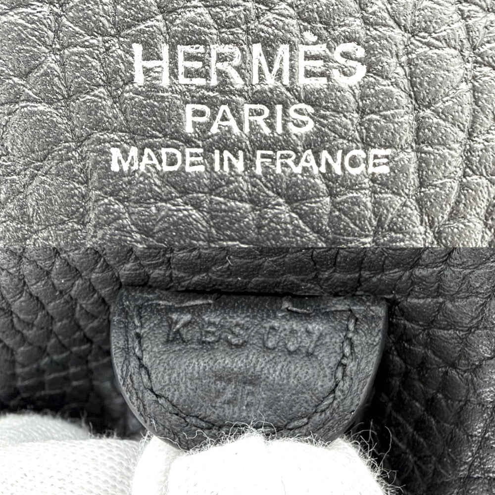 HERMES エルメス ショルダーバッグ エブリン3 23 ポシェット Evelyne 小さめ K刻印 レザー ブラック 黒 シルバー金具 レディース 2025年【中古品】