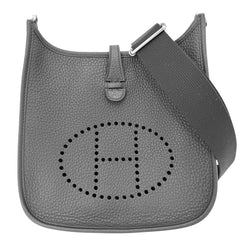HERMES エルメス ショルダーバッグ エブリン3 23 ポシェット Evelyne 小さめ K刻印 レザー ブラック 黒 シルバー金具 レディース 2025年【中古品】