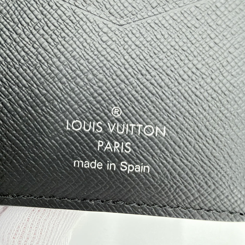 LOUIS VUITTON ルイヴィトン カードケース モノグラム・エクリプス オーガナイザー・ドゥ ポッシュ スタイリッシュ M61696 PVC ブラック 黒 メンズ【中古品】