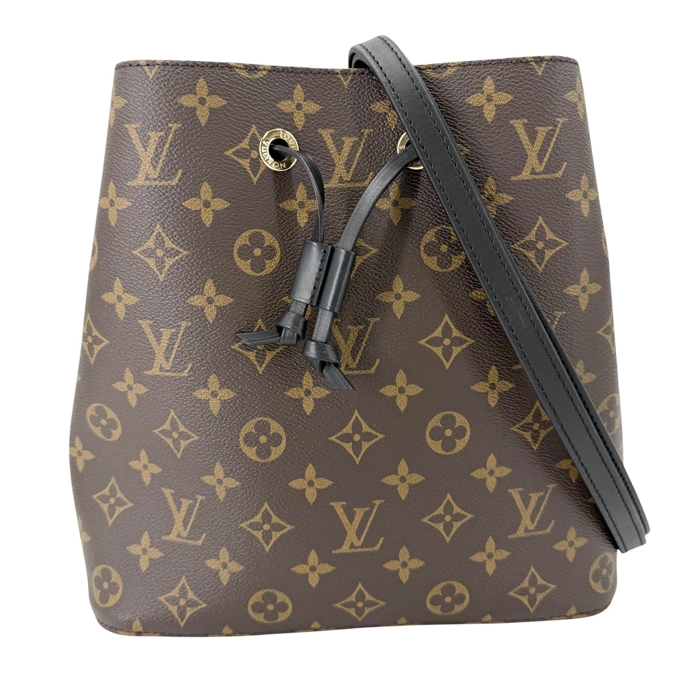 LOUIS VUITTON ルイヴィトン ショルダーバッグ モノグラム ネオノエ かばん 鞄 M44020 ブラウン 茶 ブラック 黒 ゴールド金具 レディース【中古品】