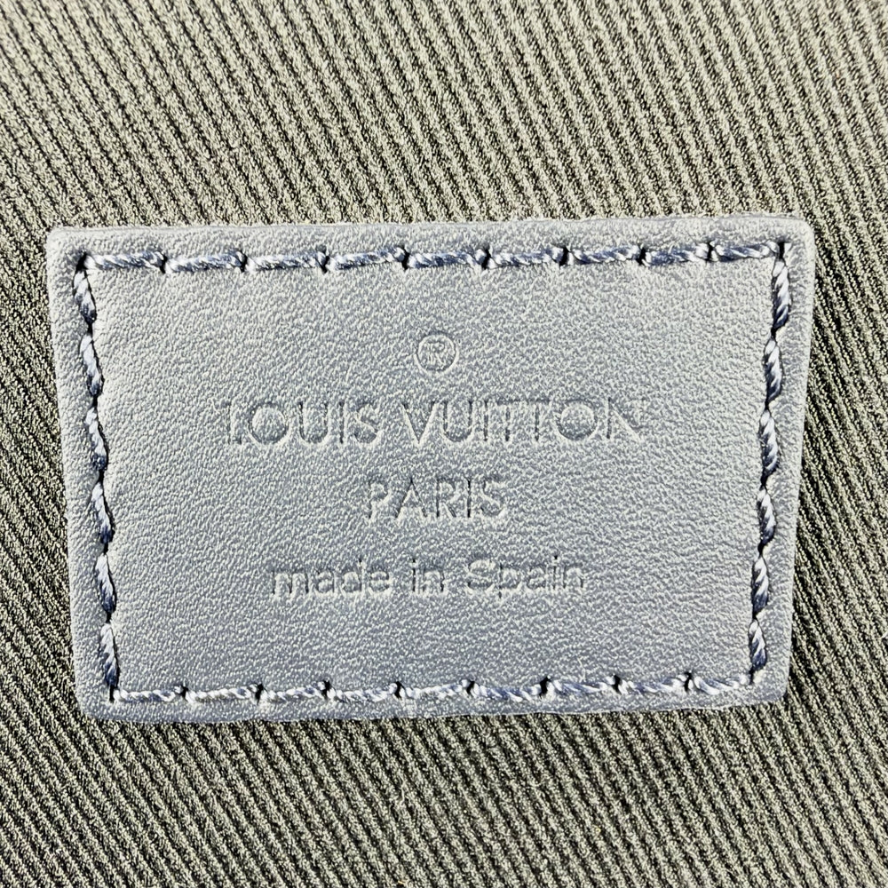 LOUIS VUITTON ルイヴィトン リュック ダミエアンフィニ バックパック かばん 鞄 N40091 PVC ネイビー 紺 シルバー金具 メンズ【中古品】