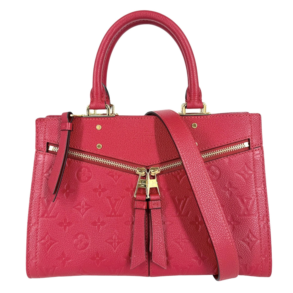 LOUIS VUITTON ルイヴィトン 2WAY スリーPM ハンドバッグ ショルダーバッグ M54193 モノグラムアンプラント レッド 赤 ゴールド金具 レディース【中古品】