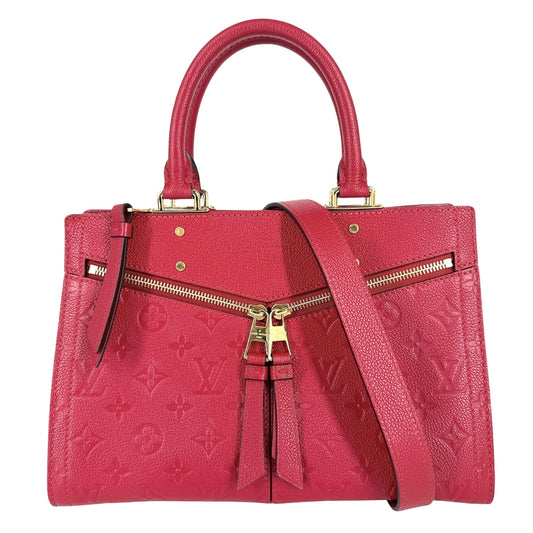 LOUIS VUITTON ルイヴィトン 2WAY スリーPM ハンドバッグ ショルダーバッグ M54193 モノグラムアンプラント レッド 赤 ゴールド金具 レディース【中古品】
