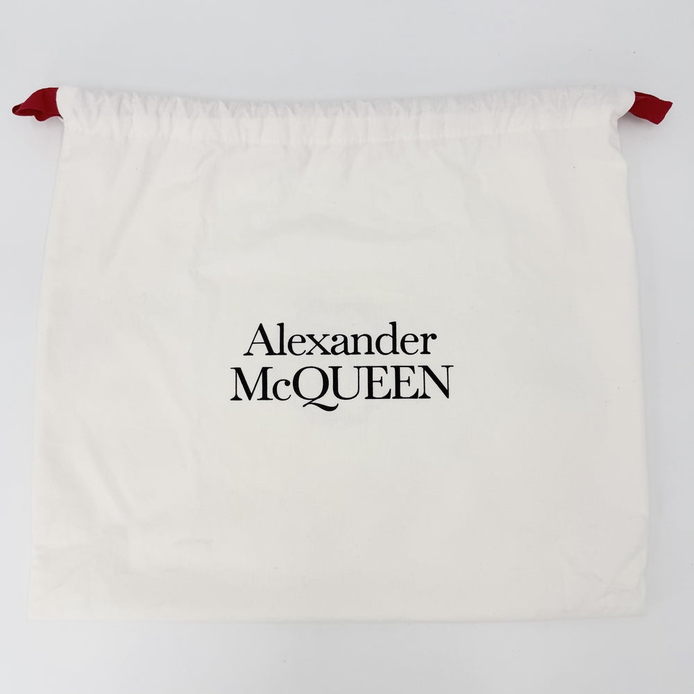 Alexander McQueen アレキサンダーマックイーン ショルダーバッグ シール キルティング ロゴ The Seal 鞄 かばん レザー ブラック 黒 ゴールド金具 レディース【中古品】
