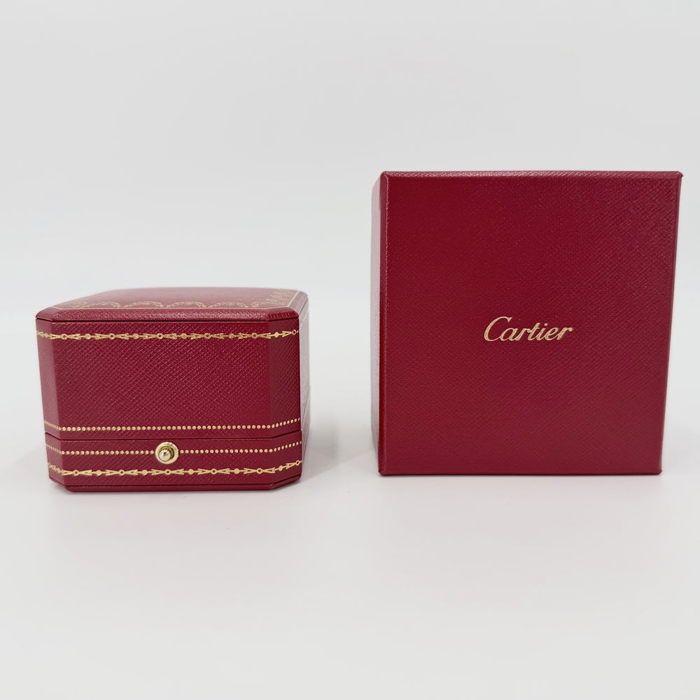 CARTIER カルティエ 指輪 ミニラブリング パヴェ ジュエリー アクセサリー LOVE 18金YG Au750 49サイズ K18イエローゴールド ダイヤモンド 約8.5号 レディース 約2.0g【中古品】