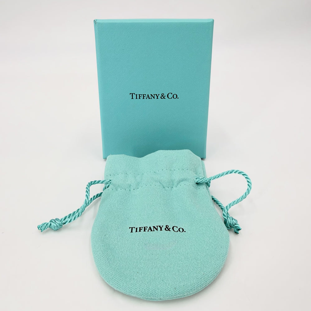 TIFFANY&Co. ティファニー ネックレス Tトゥー ペンダント ジュエリー アクセサリー 18金WG Au750 K18ホワイトゴールド ターコイズ シルバー レディース 約12.9g【中古品】