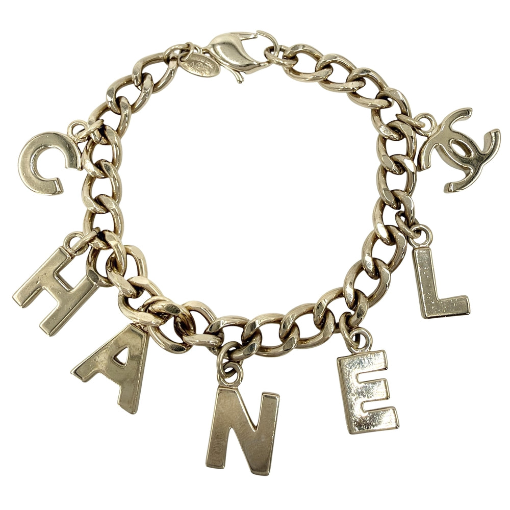 CHANEL シャネル ブレスレット ロゴ ココマーク アクセサリー ヴィンテージ GP レディース 約31.5g 2005年【中古品】