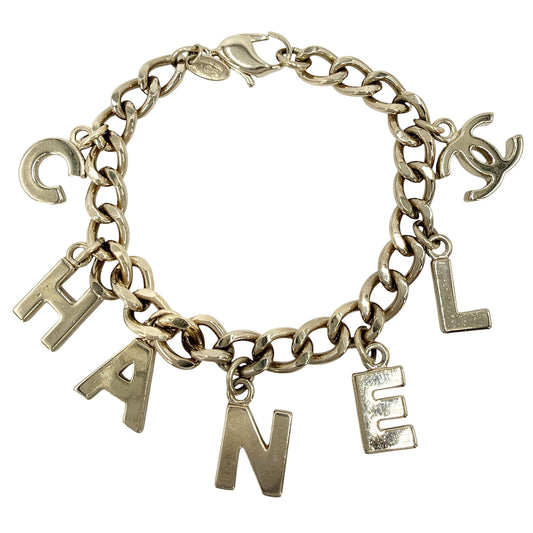 CHANEL シャネル ブレスレット ロゴ ココマーク アクセサリー ヴィンテージ GP レディース 約31.5g 2005年【中古品】