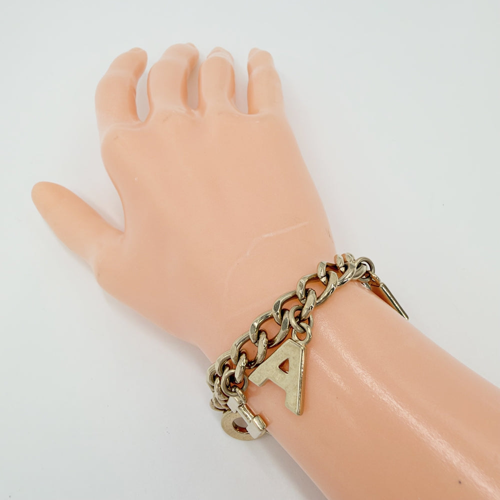 CHANEL シャネル ブレスレット ロゴ ココマーク アクセサリー ヴィンテージ GP レディース 約31.5g 2005年【中古品】