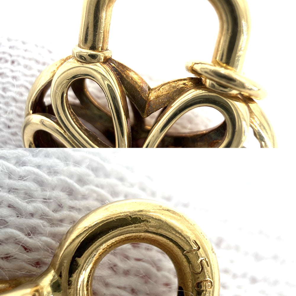 TIFFANY&Co. ティファニー ネックレス フィリグリーハート ペンダント ジュエリー アクセサリー 18金YG Au750 K18イエローゴールド ゴールド レディース 約3.8g【中古品】