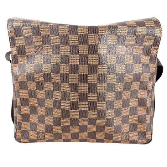 LOUIS VUITTON ルイヴィトン ショルダーバッグ ナヴィグリオ N45255 ダミエキャンバス ブラウン 茶 ゴールド金具 メンズ【中古品】