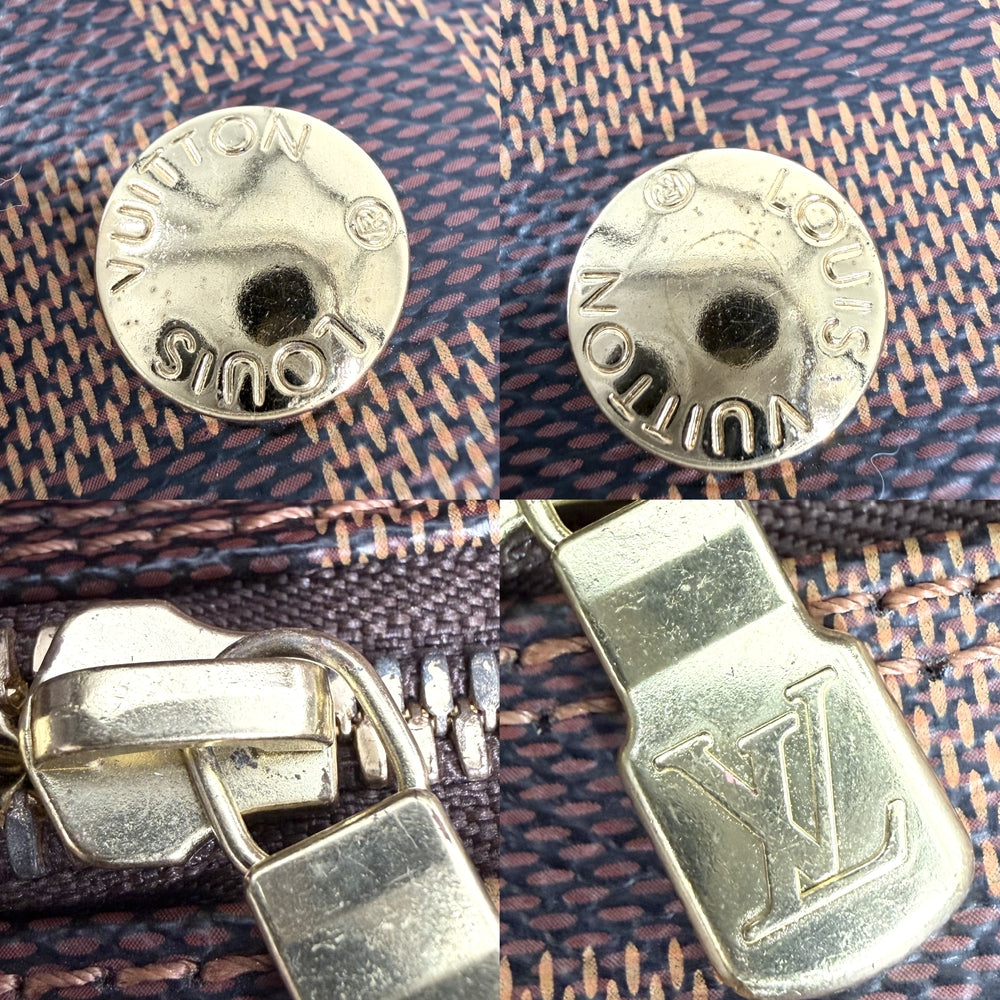 LOUIS VUITTON ルイヴィトン ショルダーバッグ ナヴィグリオ N45255 ダミエキャンバス ブラウン 茶 ゴールド金具 メンズ【中古品】