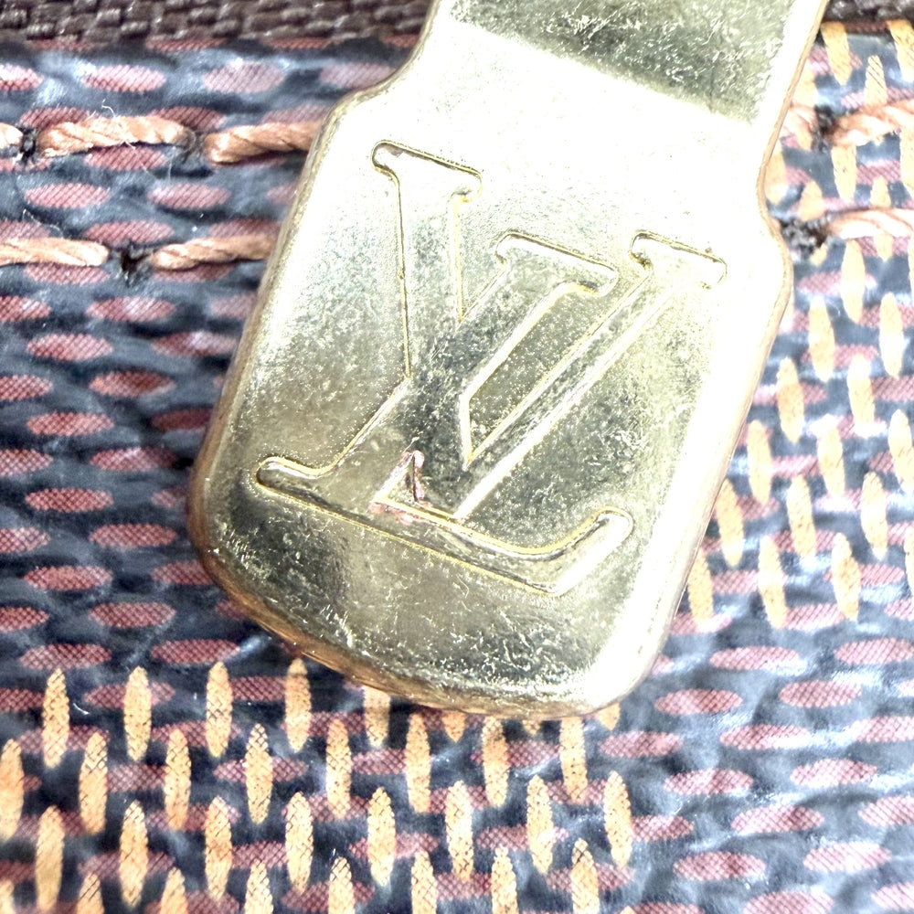 LOUIS VUITTON ルイヴィトン ショルダーバッグ ナヴィグリオ N45255 ダミエキャンバス ブラウン 茶 ゴールド金具 メンズ【中古品】