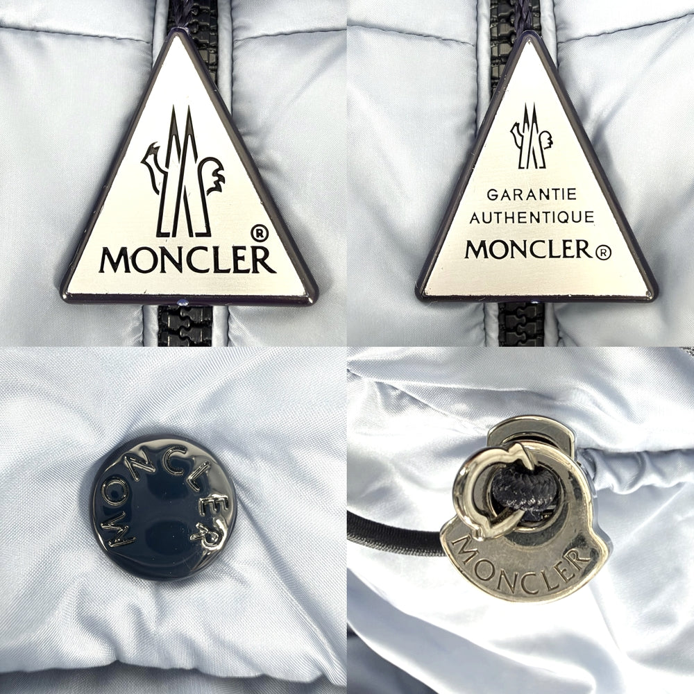 MONCLER モンクレール ダウンジャケット FOURMI GIUBBOTTO アウター アパレル 服 ブルー 青 ブラック金具 冬 ナイロン メンズ【中古品】