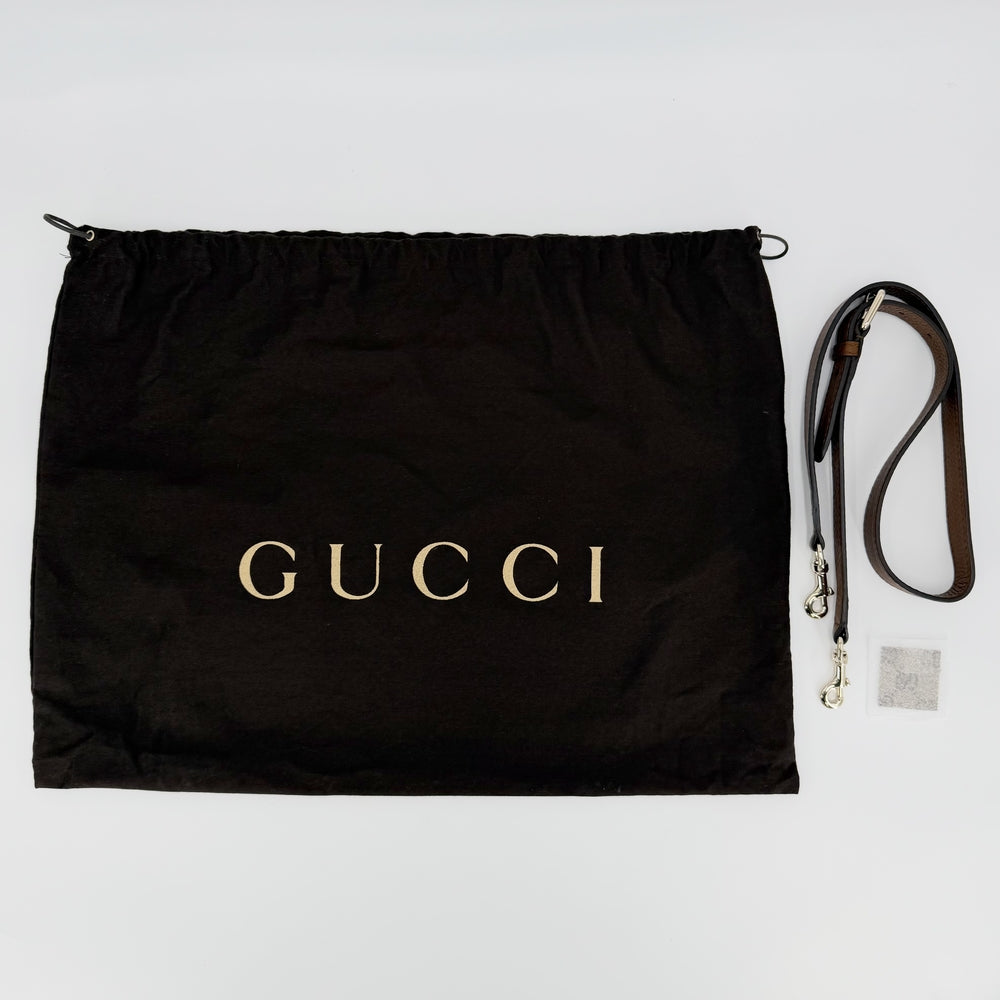 GUCCI グッチ 2WAY ベラ ショルダーバッグ ハンドバッグ 282300 GGスプリームキャンバス レザー ベージュ シルバー金具 レディース【中古品】