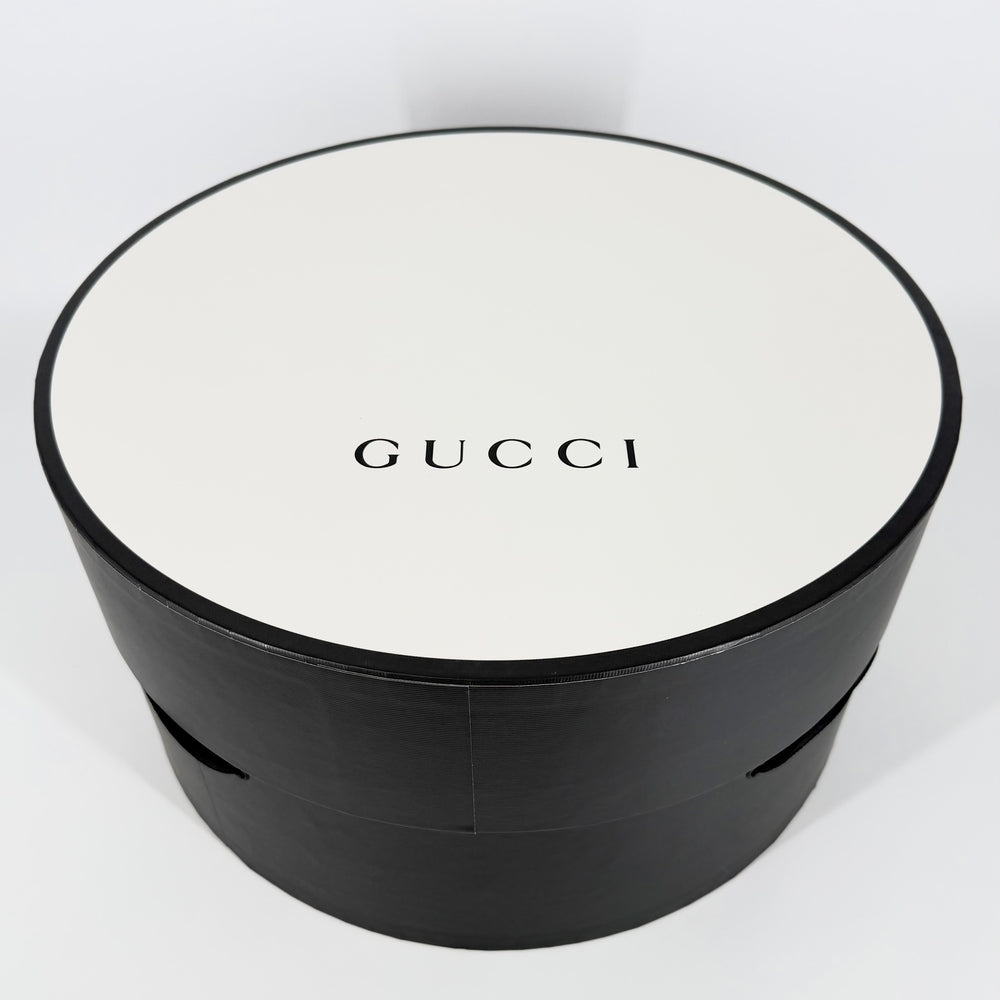 GUCCI グッチ 帽子 パピエハット ストローハット ラメファブリック Bee S56サイズ ファッションアイテム 454667 ファブリック ナイロン コットン ゴールド ゴールド金具 レディース【中古品】