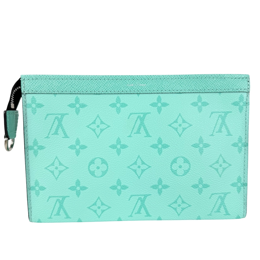 LOUIS VUITTON ルイヴィトン 小物 ガストンウエアブルウォレット モノグラム タイガラマレザー マイアミグリーン M30934 レザー グリーン 緑 シルバー金具 レディース【中古品】