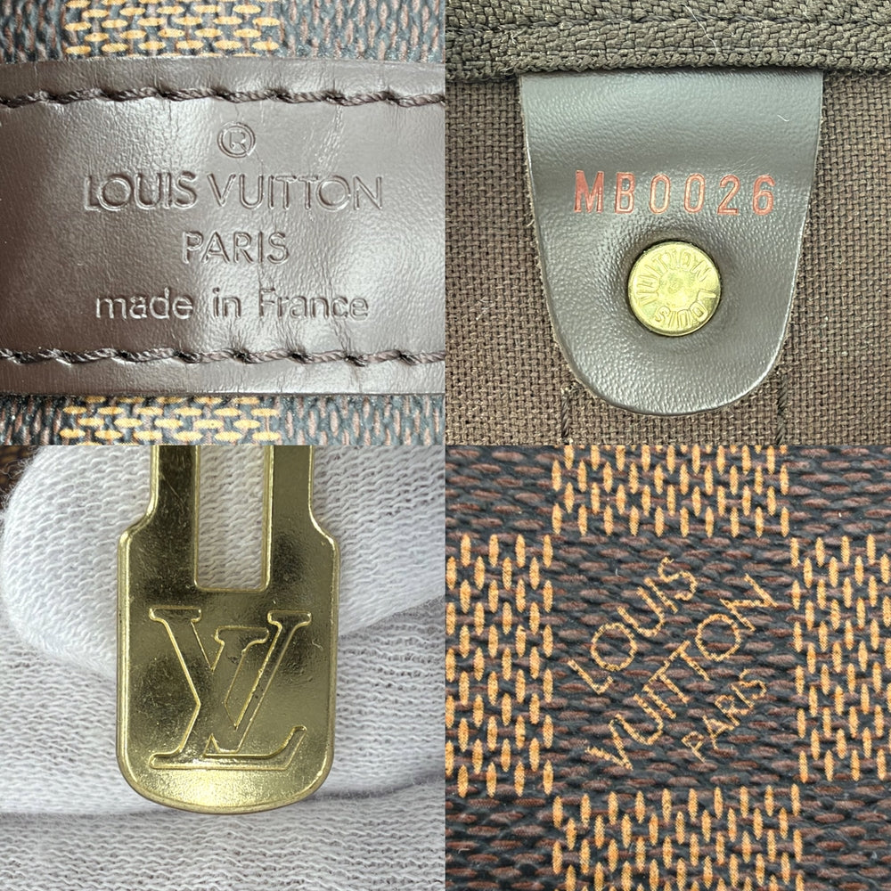 LOUIS VUITTON ルイヴィトン ボストンバッグ キーポルバンドリエール55 旅行バッグ トラベルバッグ ショルダーバッグ N41414 ダミエキャンバス ブラウン 茶 ゴールド金具 ユニセックス【中古品】