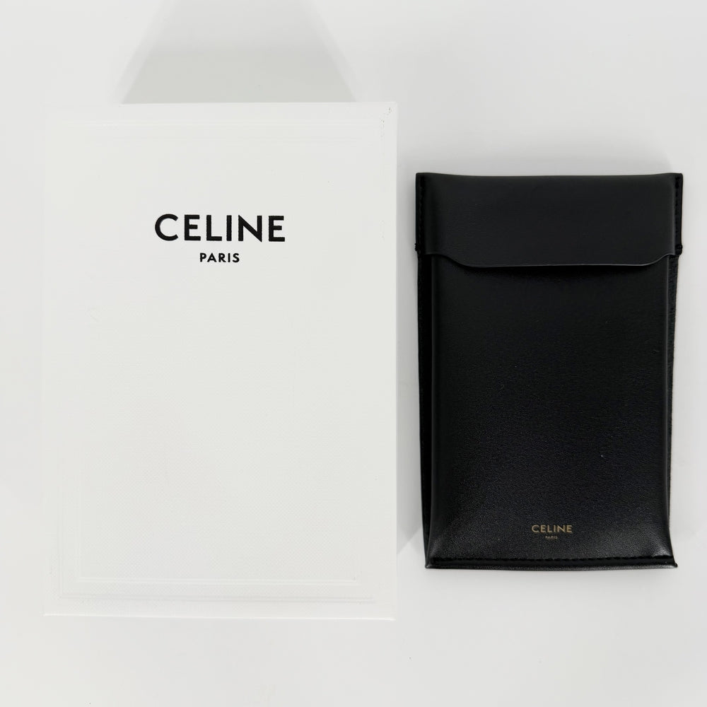 CELINE セリーヌ ネックレス トリオンフ アクセサリー ラインストーン レディース 約3.4g【中古品】