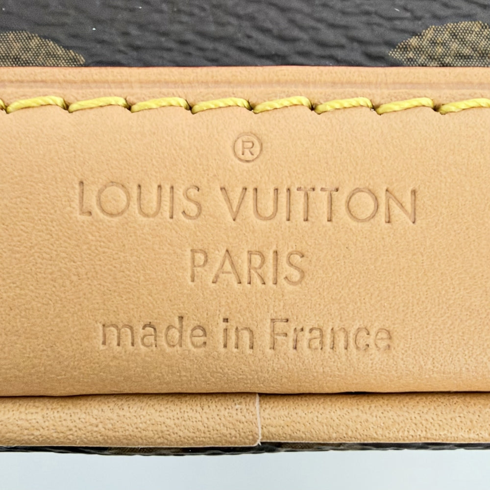 LOUIS VUITTON ルイヴィトン 2WAY ナノノエ ショルダーバッグ ハンドバッグ モノグラムキャンパス M81266 PVCコーティングキャンバス レザー ブラウン 茶 ゴールド金具 レディース【中古品】