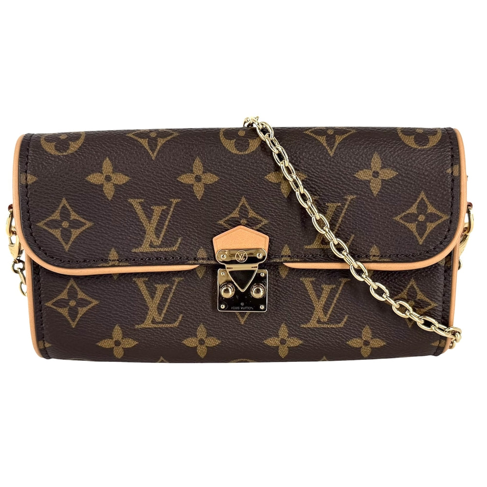 LOUIS VUITTON ルイヴィトン ハンドバッグ ポシェットカミーユ モノグラムキャンバス M13566 PVCコーティングキャンバス レザー ブラウン 茶 ゴールド金具 レディース【中古品】