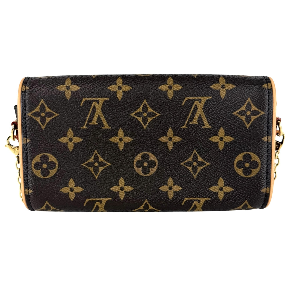 LOUIS VUITTON ルイヴィトン ハンドバッグ ポシェットカミーユ モノグラムキャンバス M13566 PVCコーティングキャンバス レザー ブラウン 茶 ゴールド金具 レディース【中古品】