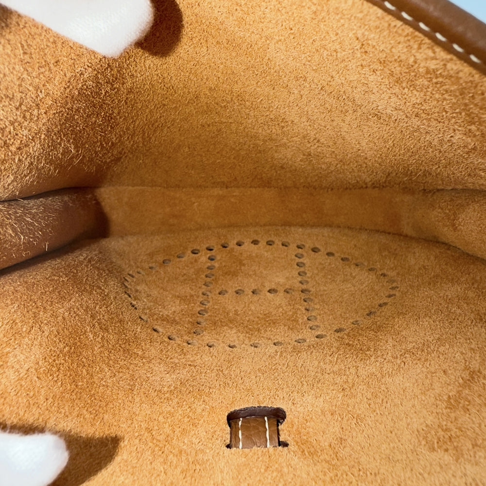 HERMES エルメス ショルダーバッグ エブリン３ 23 K刻印 レザー ブラウン 茶 シルバー金具 レディース 2025年【中古品】