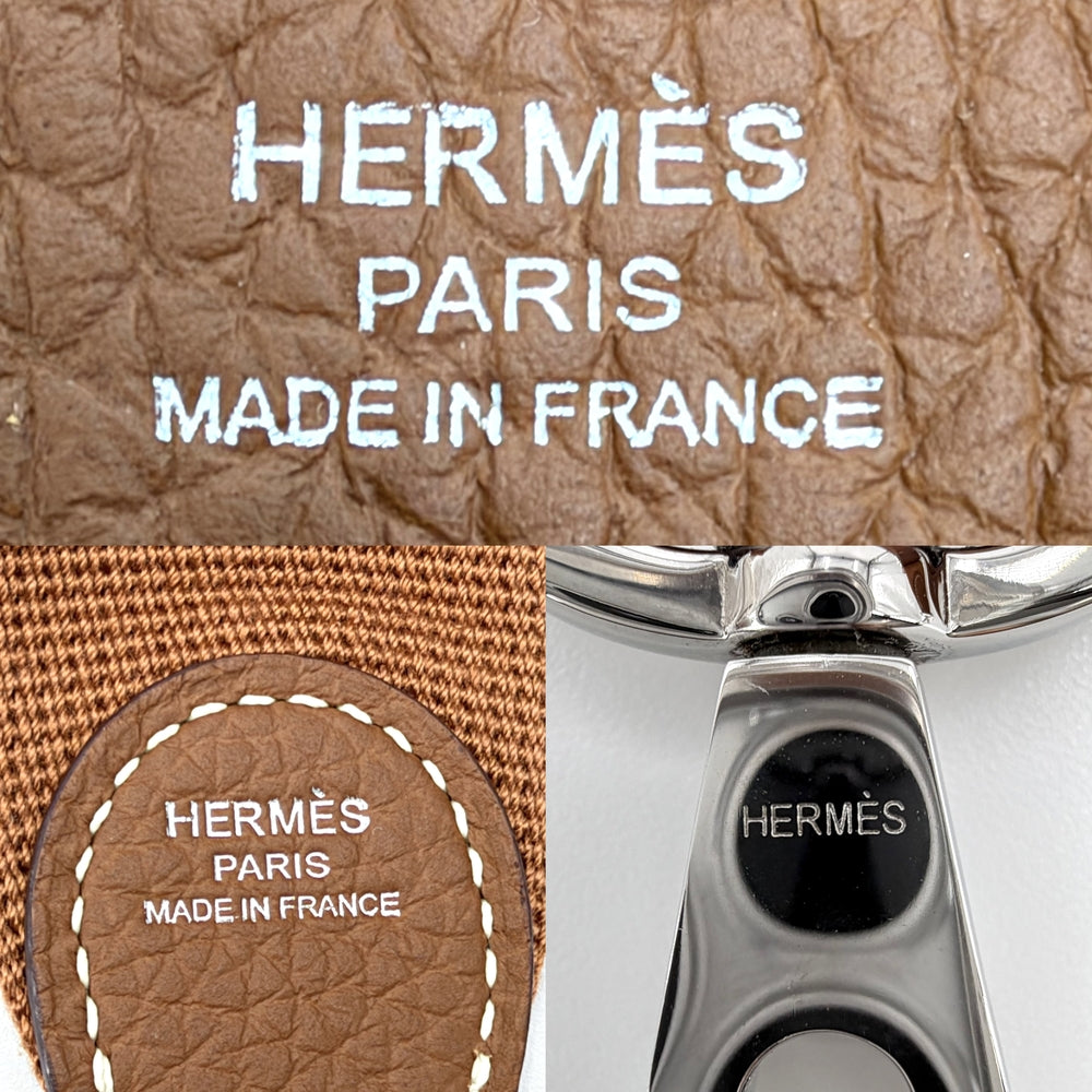 HERMES エルメス ショルダーバッグ エブリン３ 23 K刻印 レザー ブラウン 茶 シルバー金具 レディース 2025年【中古品】