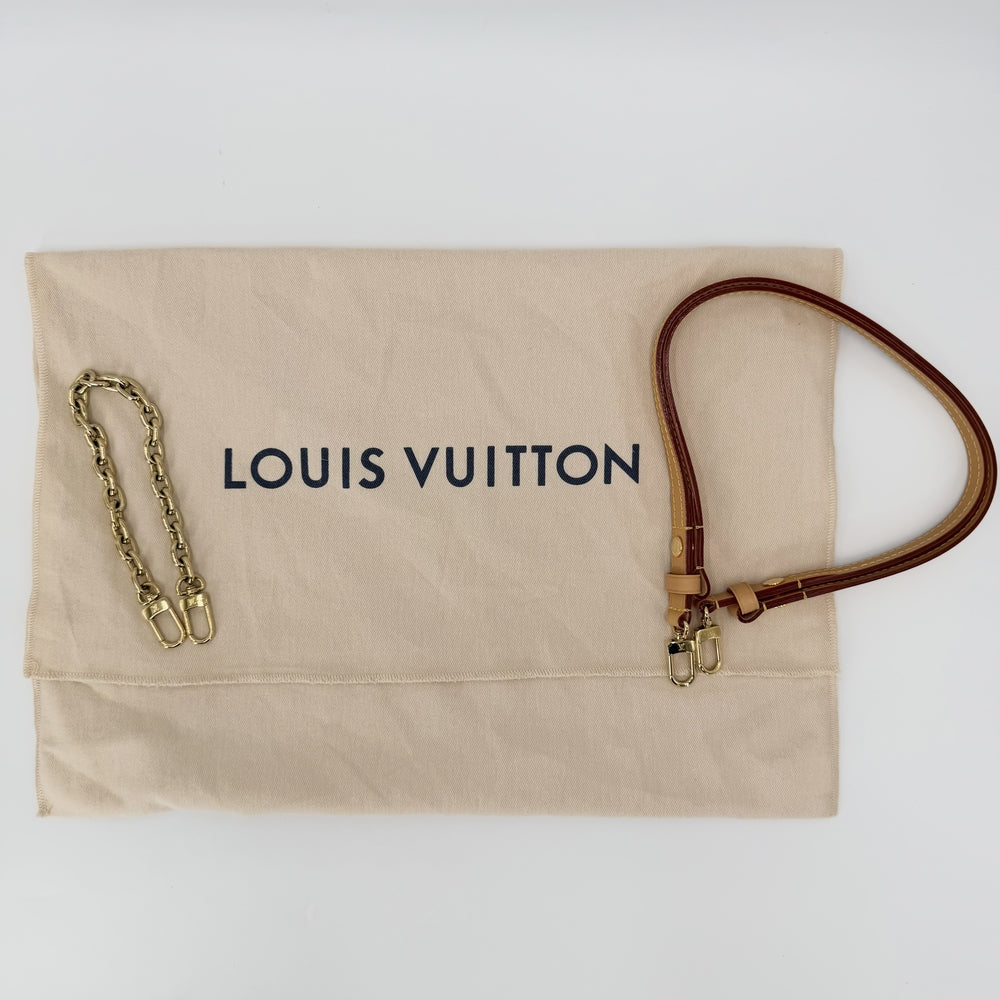 LOUIS VUITTON ルイヴィトン 2WAY ナノ･ブーローニュ ハンドバッグ ショルダーバッグ M25519 モノグラムキャンバス ブラウン 茶 ゴールド金具 レディース【中古品】