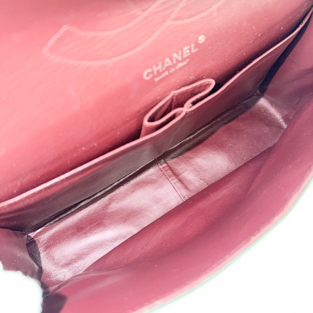 CHANEL シャネル ショルダーバッグ マトラッセ30 デカマトラッセ ダブルチェーン ダブルフラップ ココマーク ターンロック キャビアスキン ブラック 黒 シルバー金具 レディース【中古品】