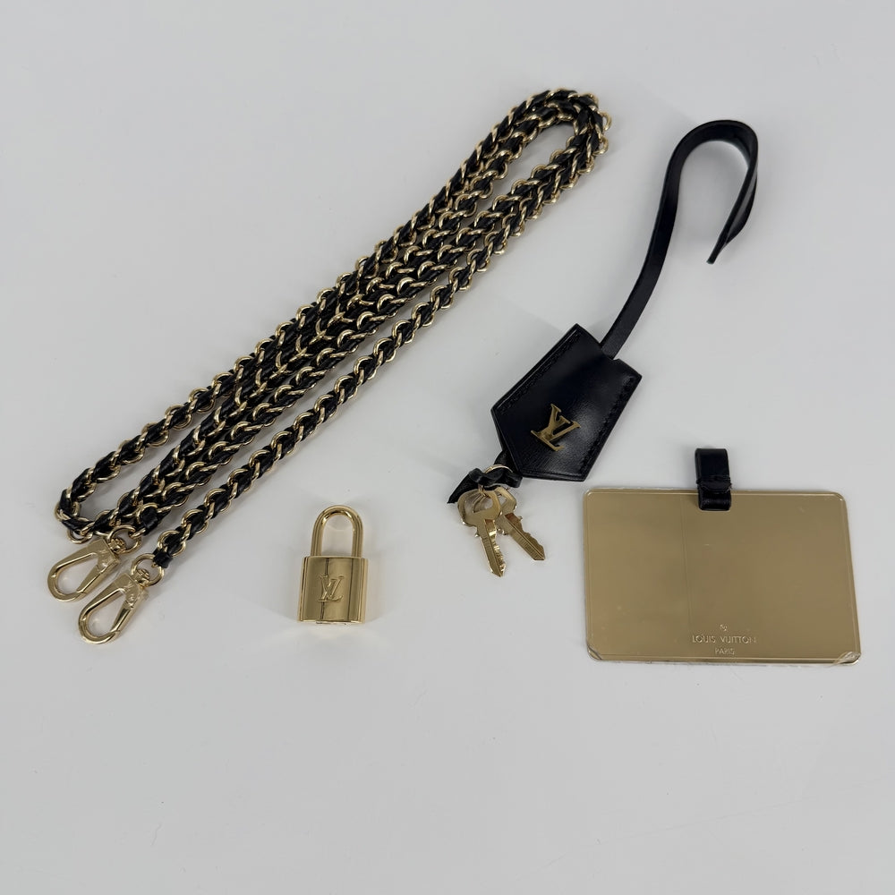 LOUIS VUITTON ルイヴィトン 2WAY ヴァニティ NV PM ロゴ ショルダーバッグ ハンドバッグ M47128 モノグラムキャンバス モノグラムリバースキャンパス ブラウン 茶 ゴールド金具 レディース【中古品】