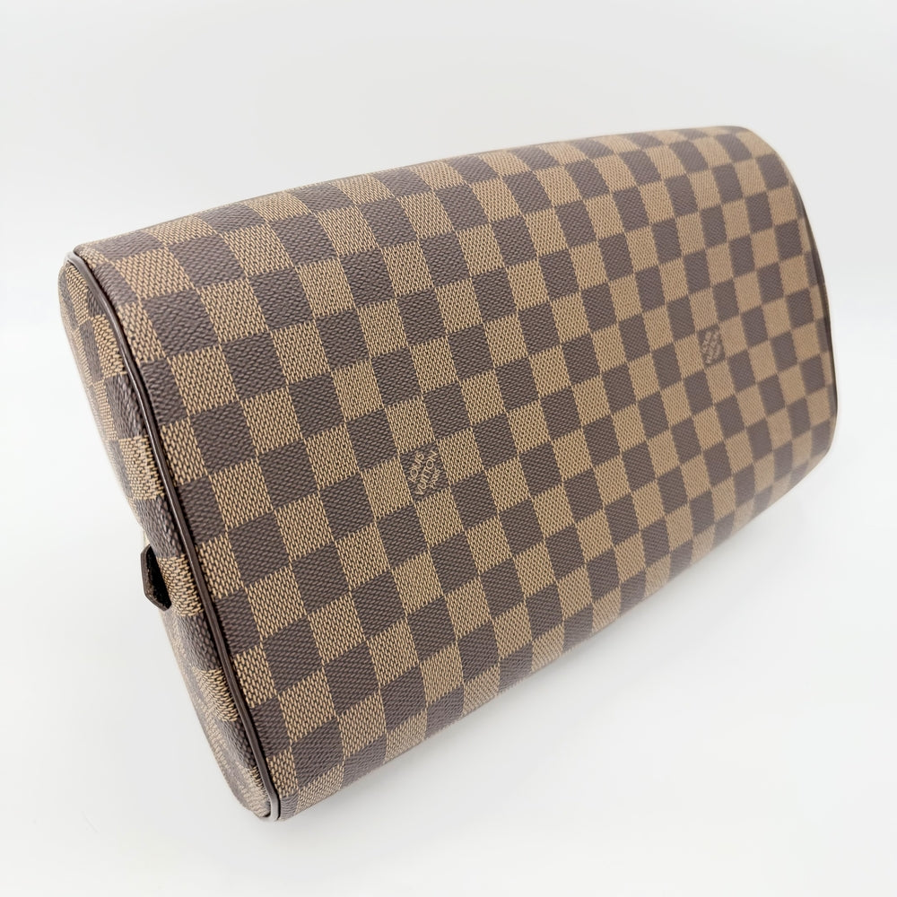 LOUIS VUITTON ルイヴィトン ハンドバッグ リベラMM ミニボストンバッグ N41434 ダミエキャンバス ブラウン 茶 ゴールド金具 レディース【中古品】