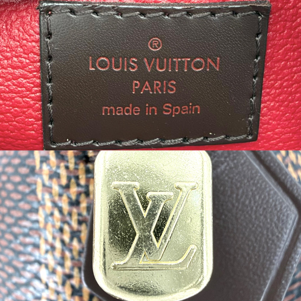 LOUIS VUITTON ルイヴィトン ポーチ ダミエ ポシェットコスメティックPM 化粧ポーチ 小物入れ N47516 ダミエキャンバス ブラウン 茶 ゴールド金具 レディース【中古品】