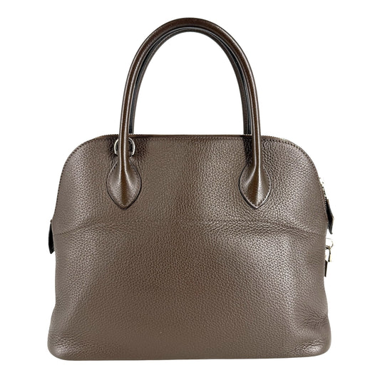 HERMES エルメス 2WAY ボリード31 ハンドバッグ ショルダーバッグ □L レザー ブラウン 茶 シルバー金具 レディース 2008年【中古品】